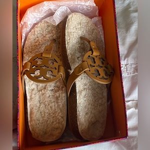 Tory Burch Miller Cloud Shearling Nappa Leather